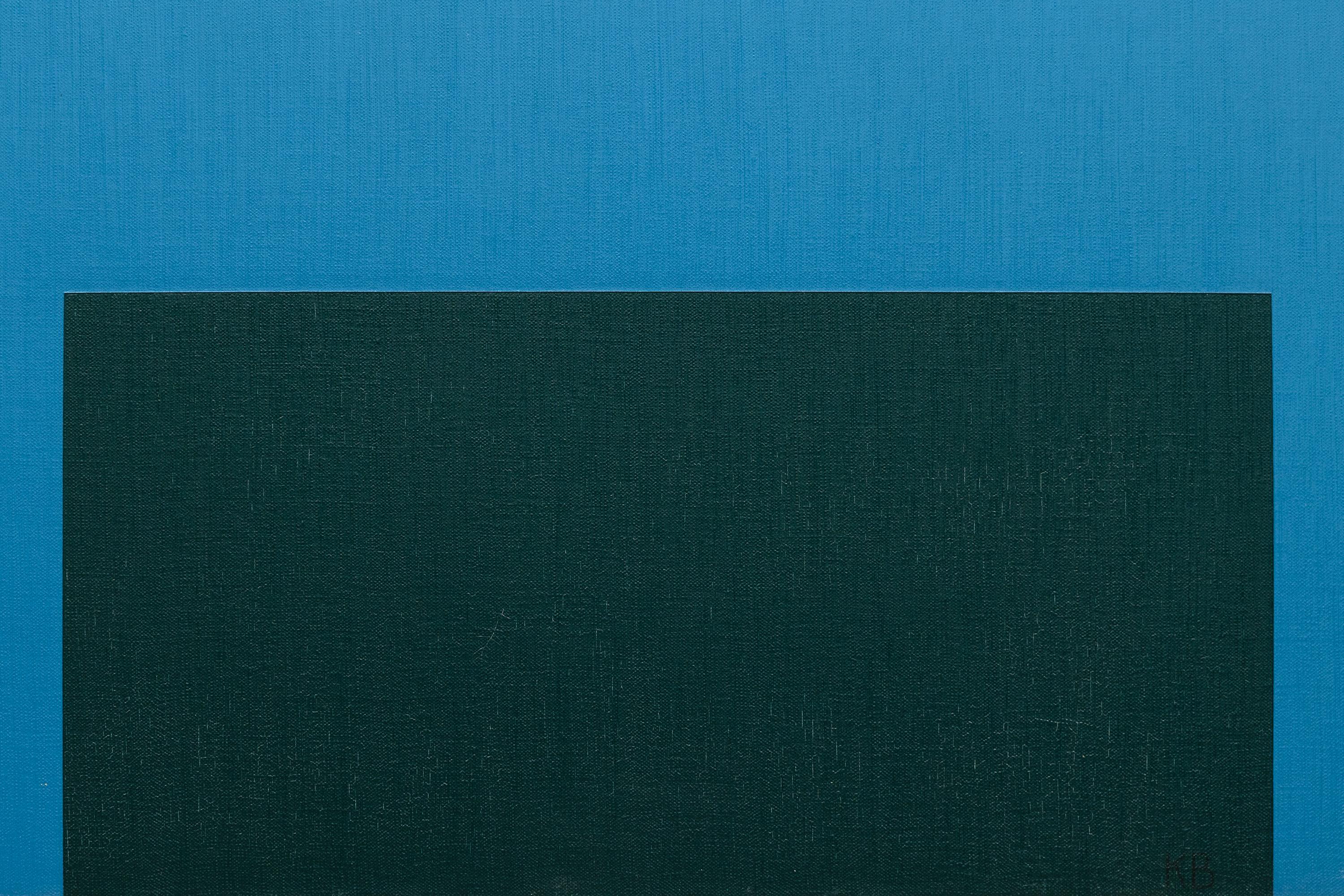 No. 36 - Black Abstract Painting by Karl Benjamin