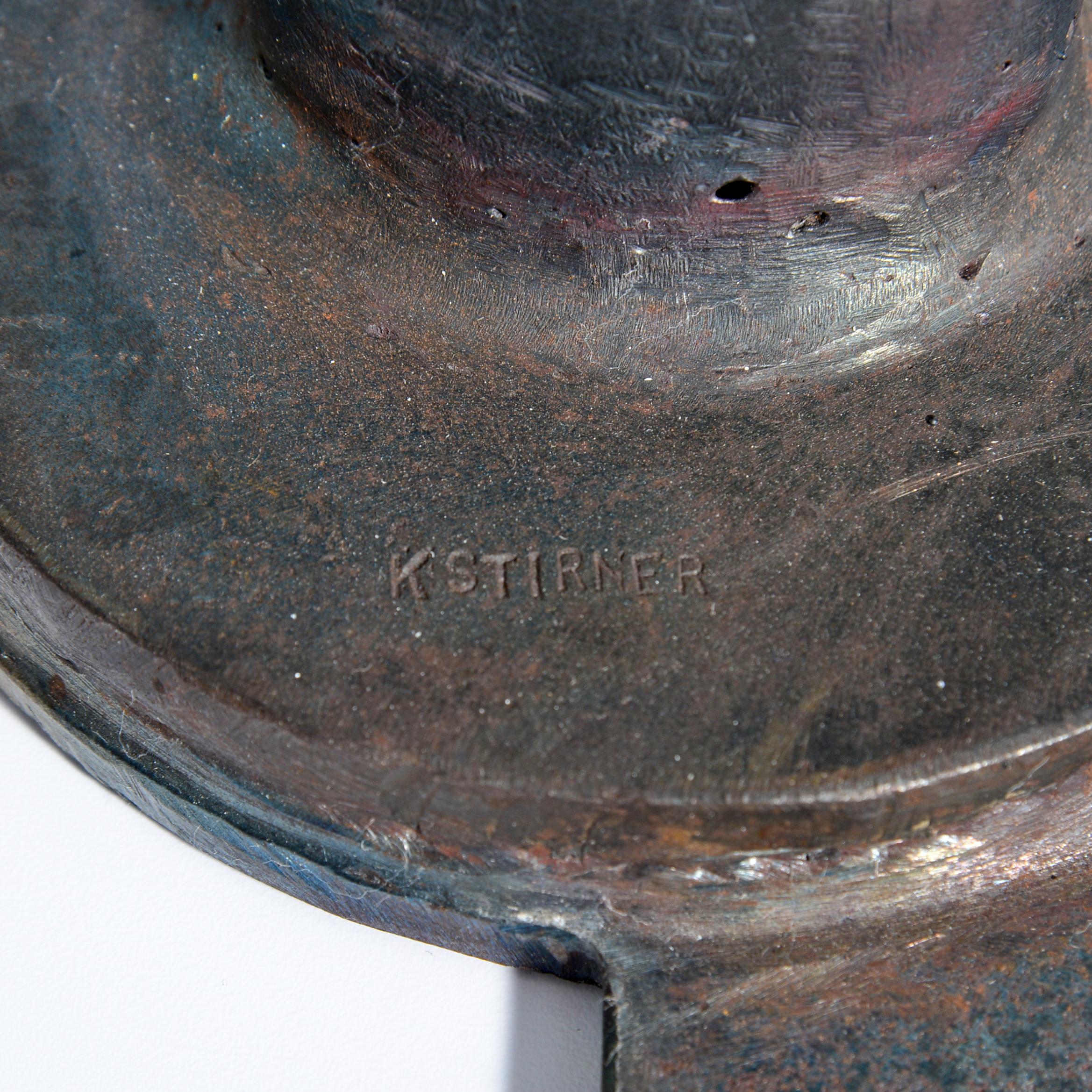 Karl Stirner Abstract Brutalist Bronze Sculptures, Priced Each For Sale 10
