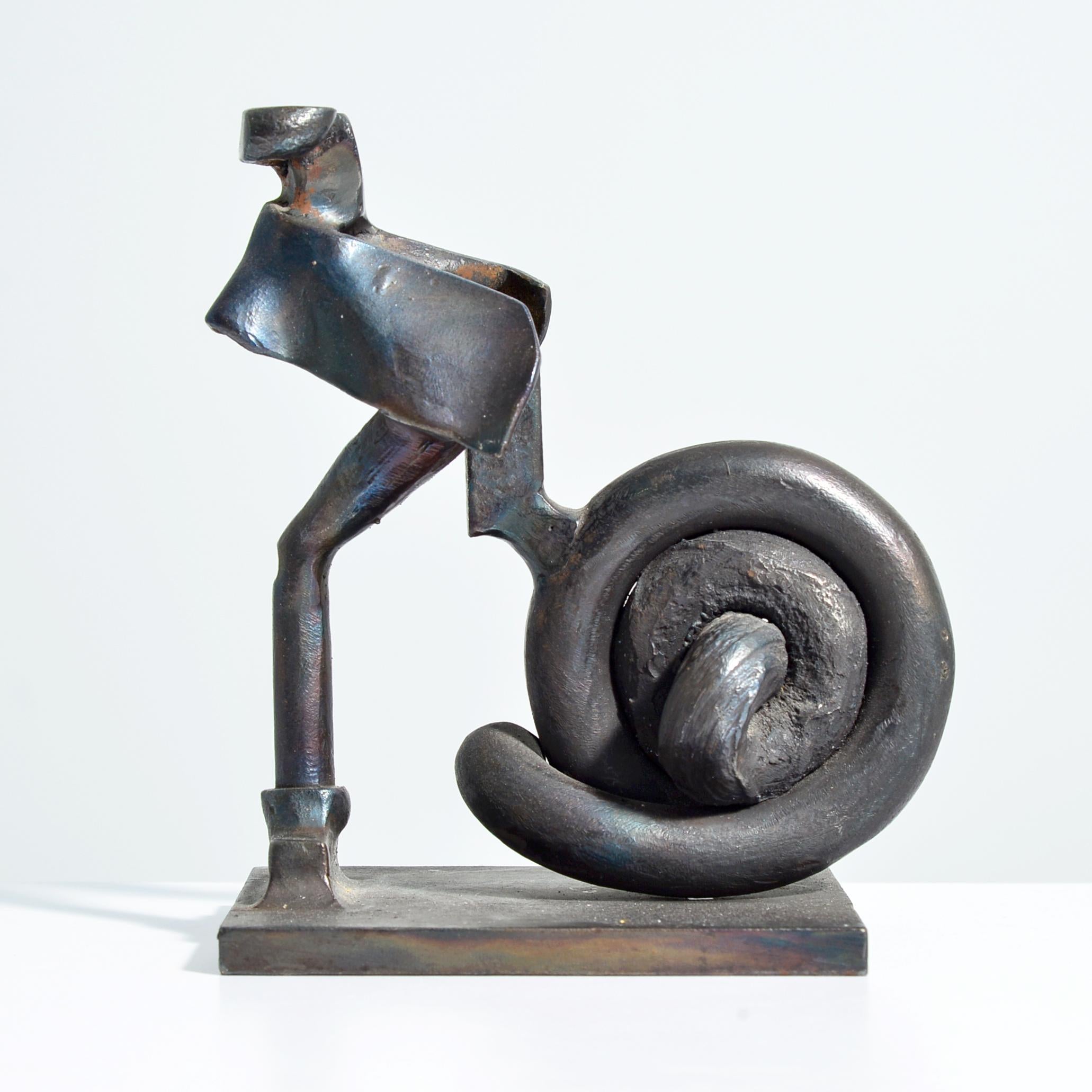 Karl Stirner Abstract Brutalist Bronze Sculptures, Priced Each For Sale 1