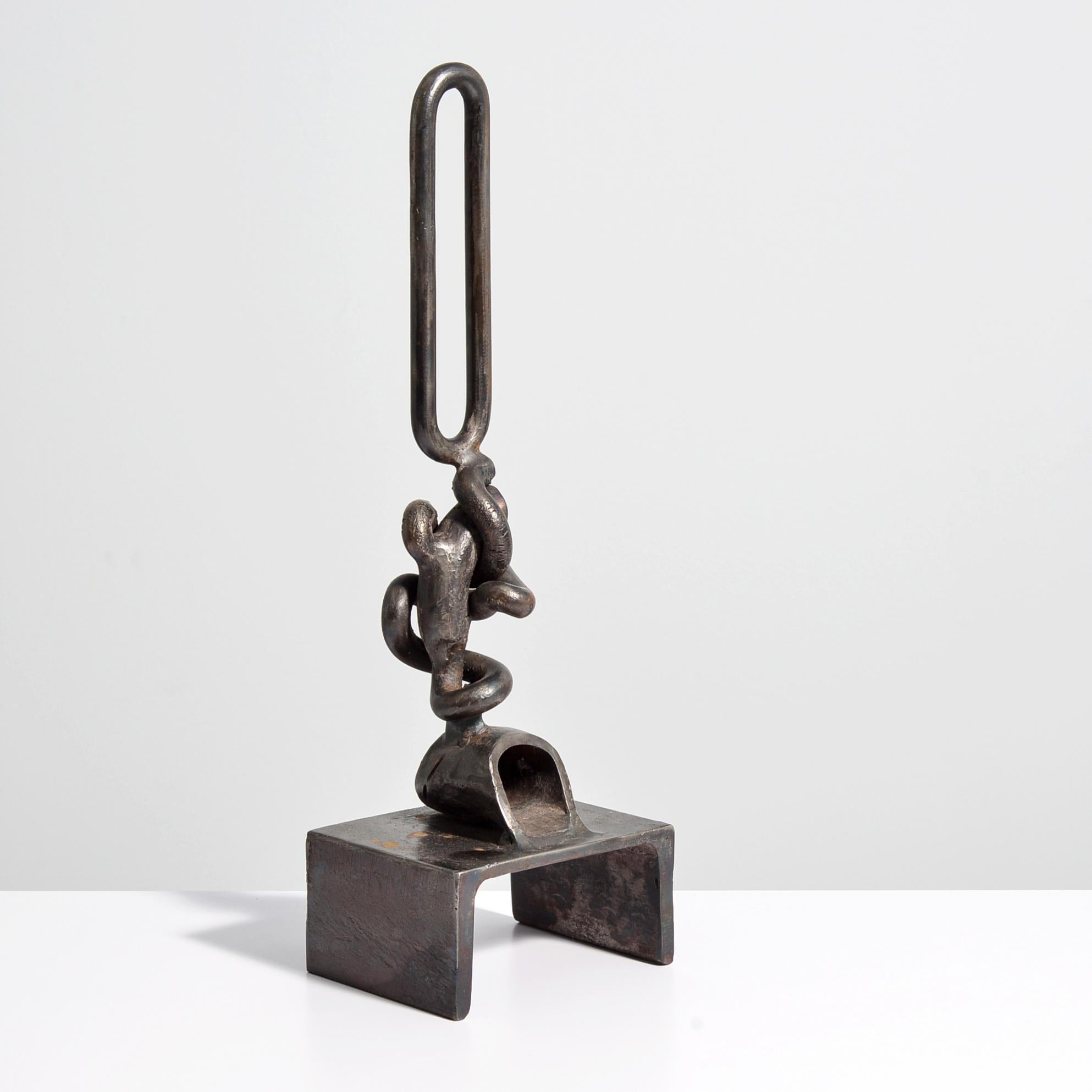 Karl Stirner Abstract Brutalist Bronze Sculptures, Priced Each For Sale 5