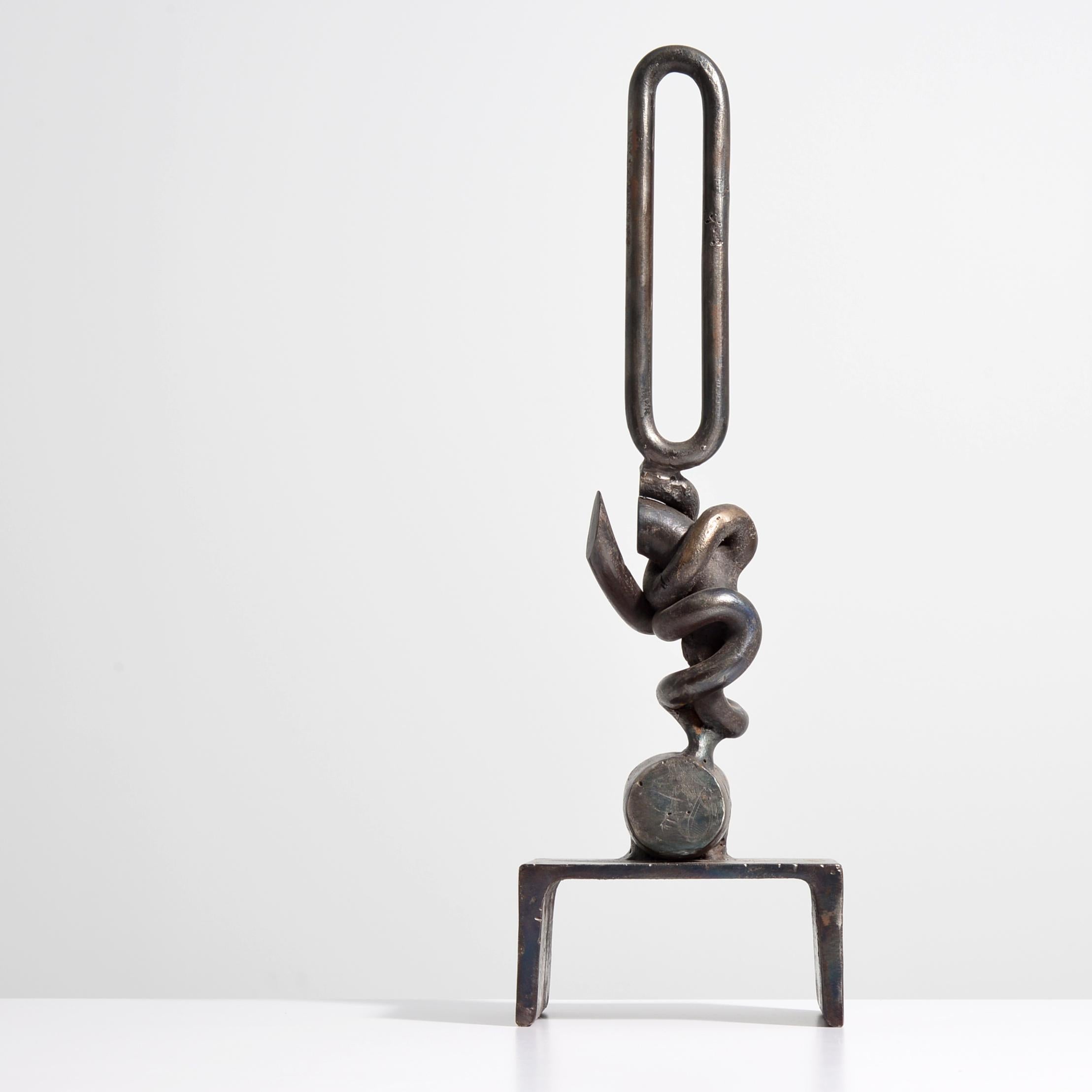 Karl Stirner Abstract Brutalist Bronze Sculptures, Priced Each For Sale 6