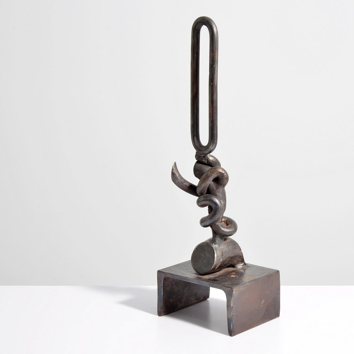 Karl Stirner Abstract Metal Sculpture For Sale 3