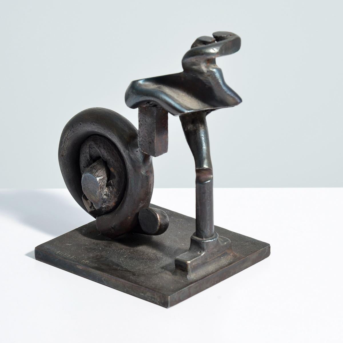 Karl Stirner Abstrakte Metallskulptur im Angebot 3