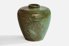 Karl Svensson Attribution, Vase, Ceramic, Sweden, 1930s