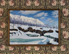 Vårvinter II (Winter, Early Spring II), Oil on Board, C. 1909