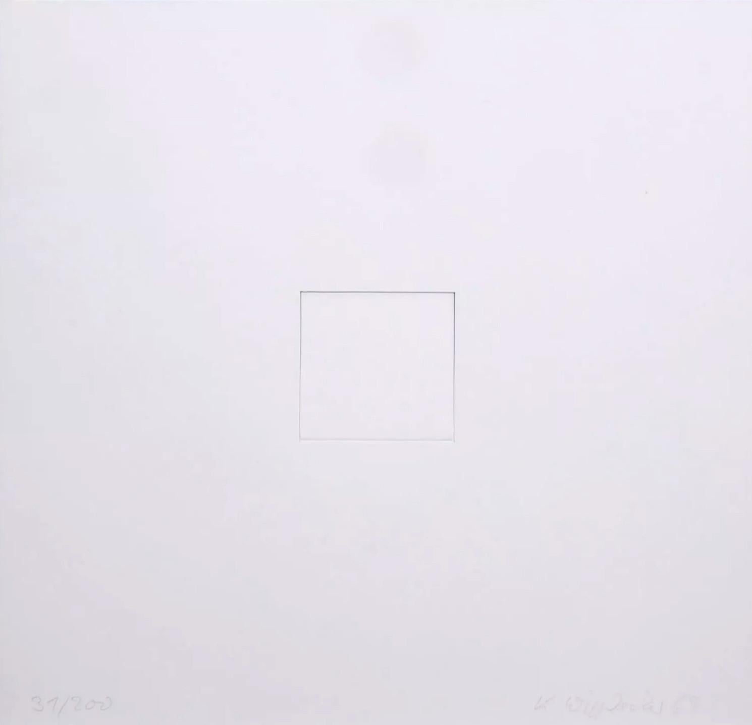 Abstract Print di Karl W. Wierspecker - Opening Nr. 21 (Astratto, Moderno, Minimalismo, Quadrato, Albers, ~49% OFF)
