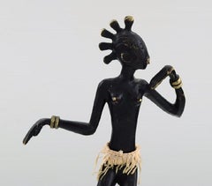 Karl Weiler, Pforzheim, Alemania, Figura desnuda en bronce, década de 1940