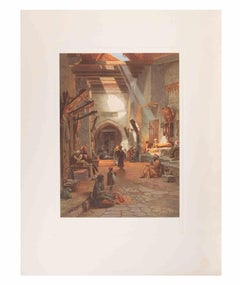 Suk - Chromolithograph after Karl Werner - 1881