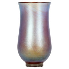 Antique Karl Wiedmann for WMF Art Deco Myra Kristal Iridescent Miniature Art Glass Vase