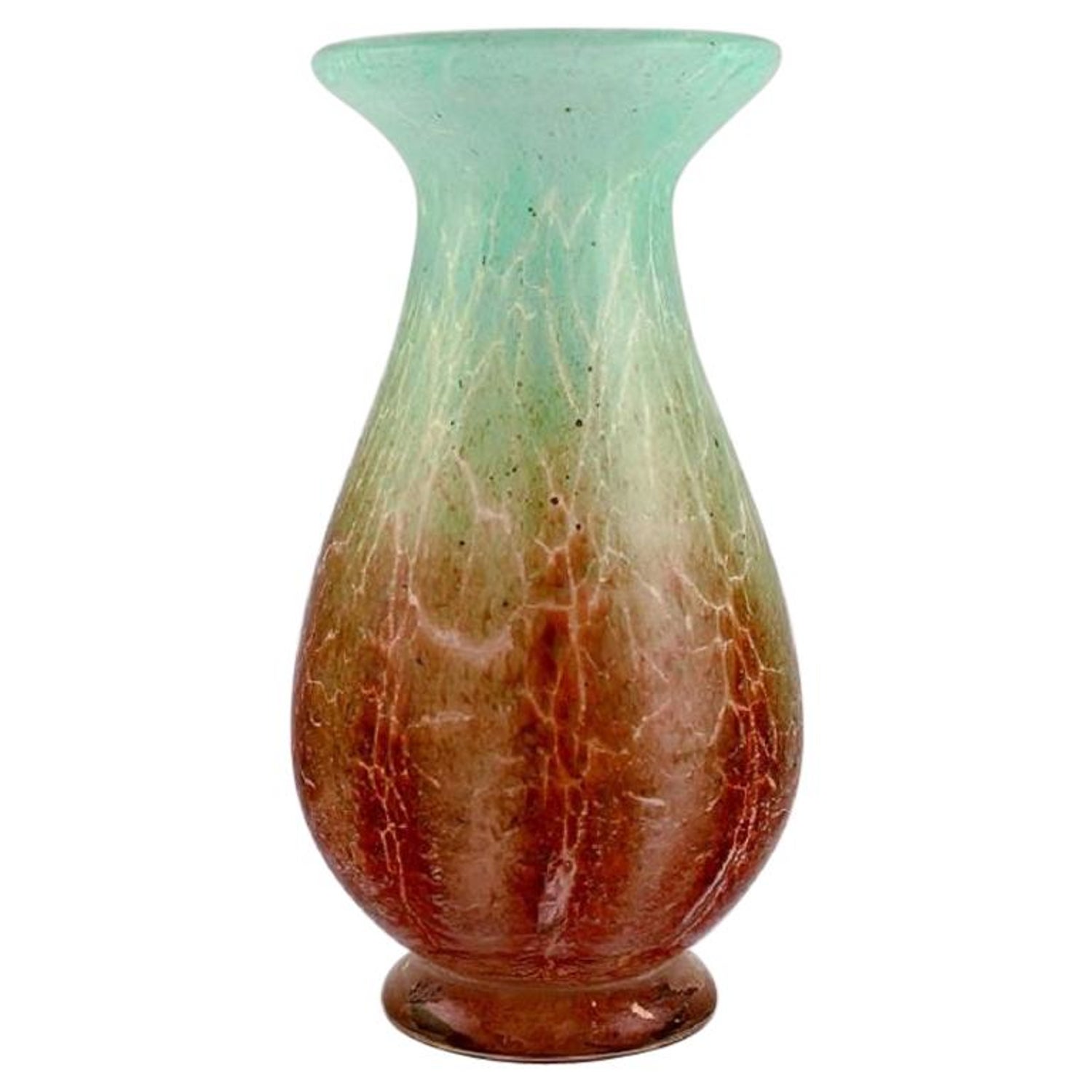 Wmf, Germany, Vase in iridescent myra art glass, 1930s at 1stDibs