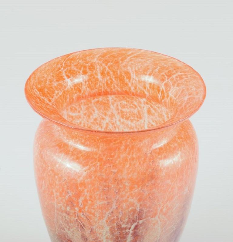 Art Déco Karl Wiedmann per WMF, Vaso in vetro artistico, Germania, anni '30 in vendita