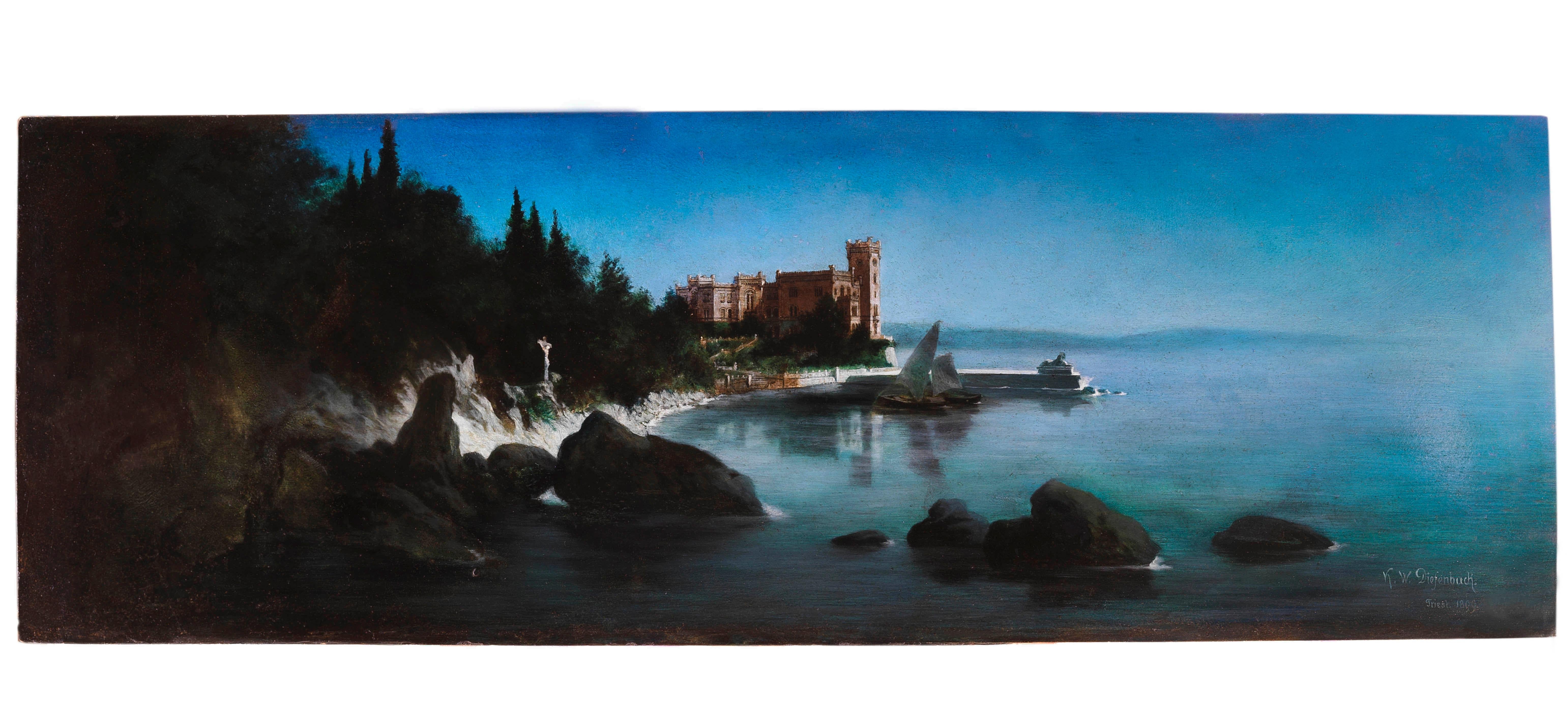 Trieste - Painting by Karl Wilhelm Diefenbach