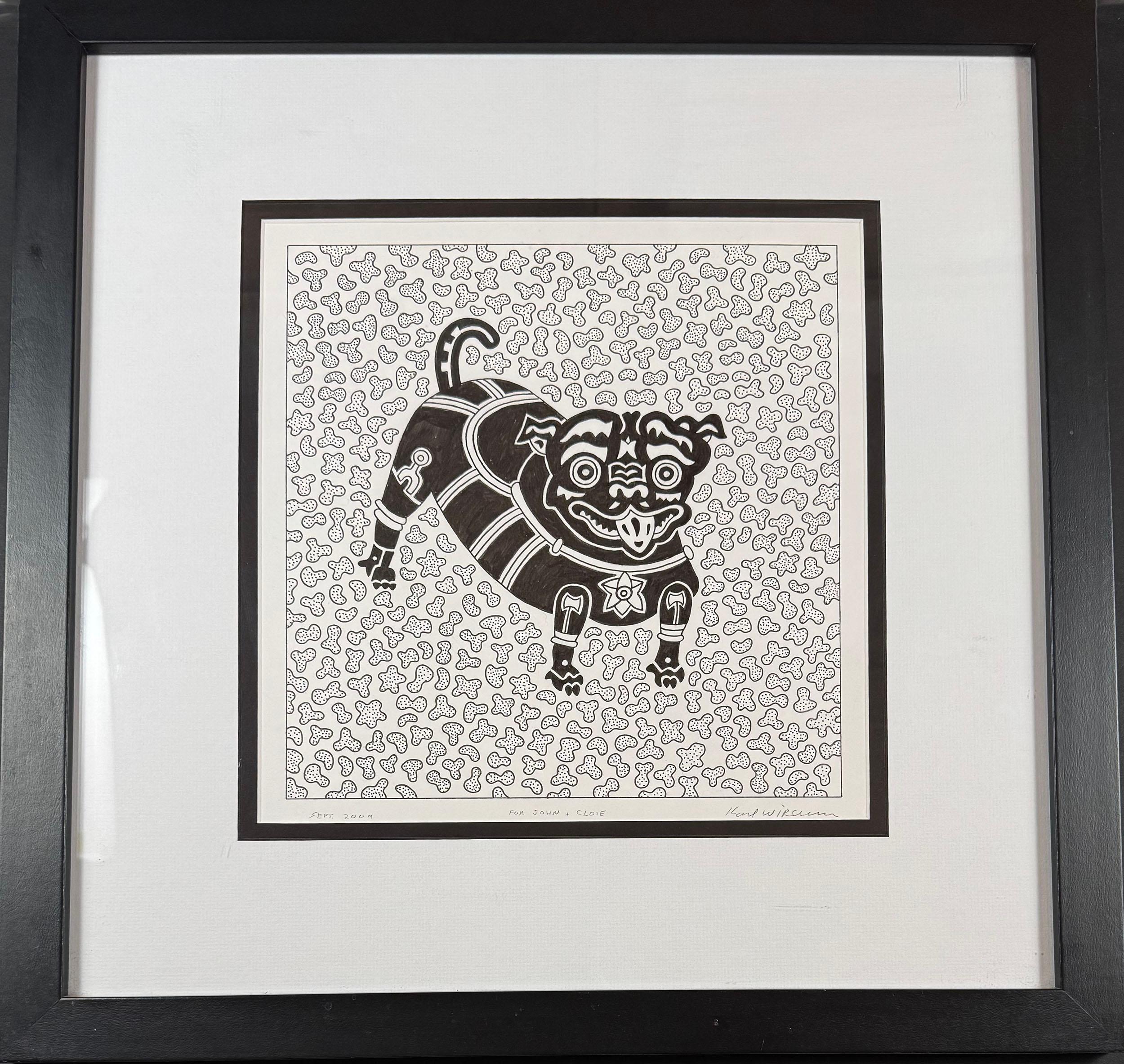Untitled (dog) - Print by Karl Wirsum