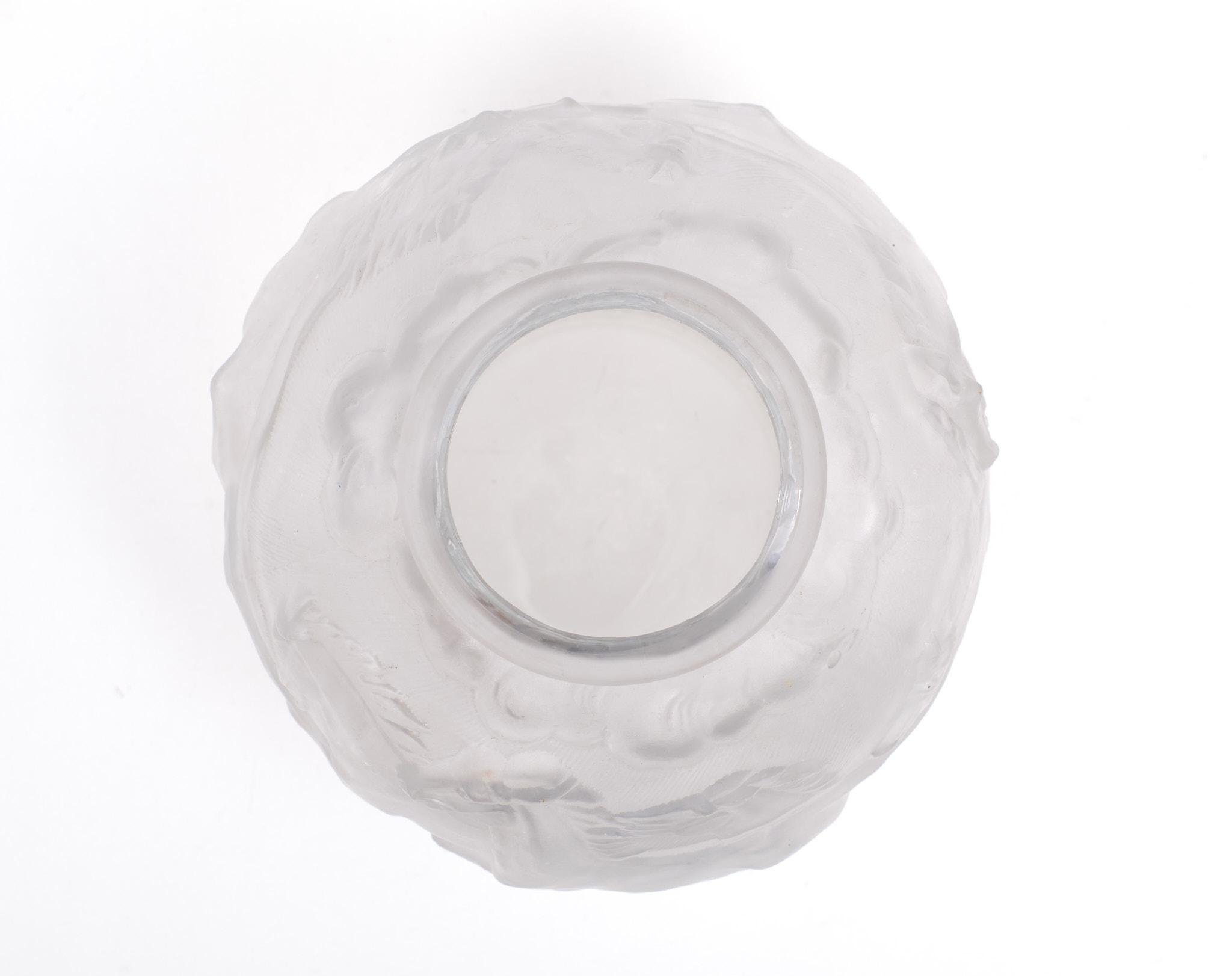 Karl Zentner, Vaso a sfera satinato Art Deco in vendita 1