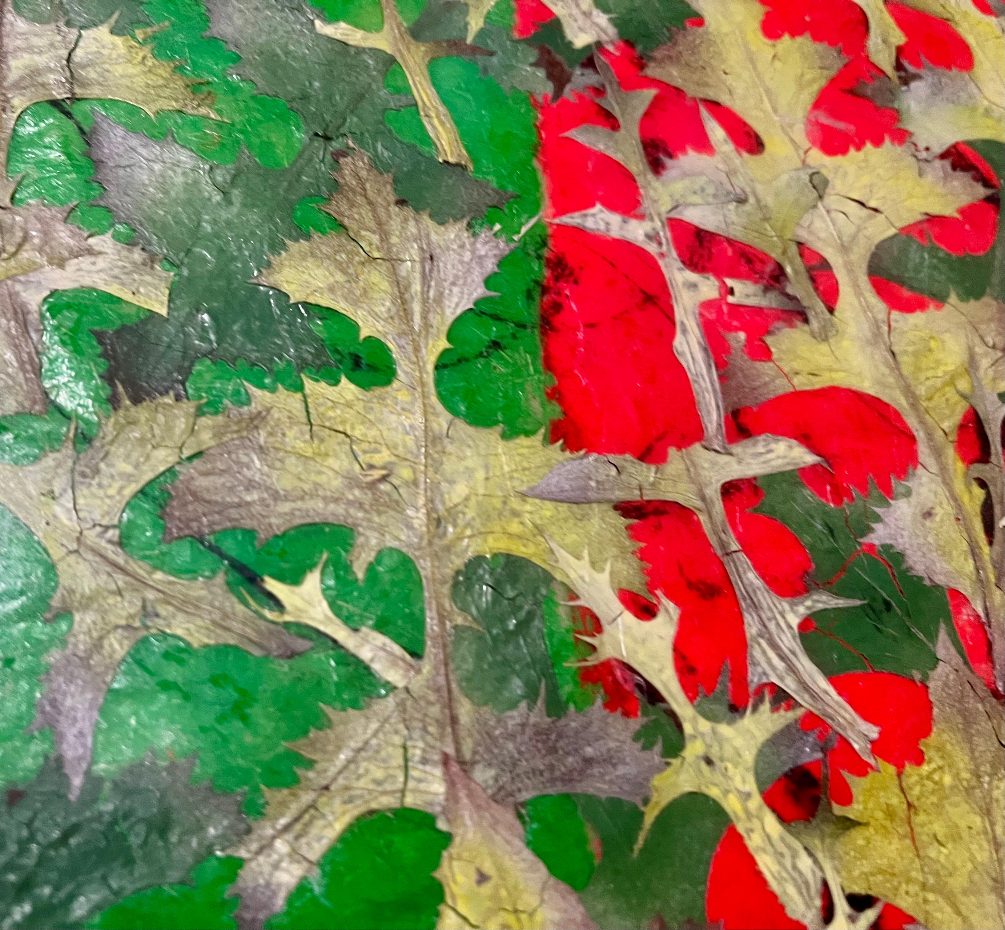 Bostoner modernistisches Gemälde mit Blumenmuster und Collage des deutschen Expressionisten Karl Zerbe im Angebot 7