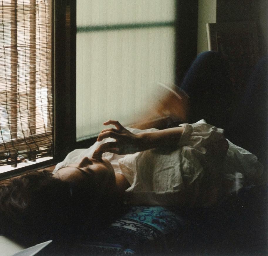 Yuri at Her Parent's Place - Contemporary Photograph by Karla Hiraldo Voleau 