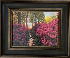 Azaleas at Sunset