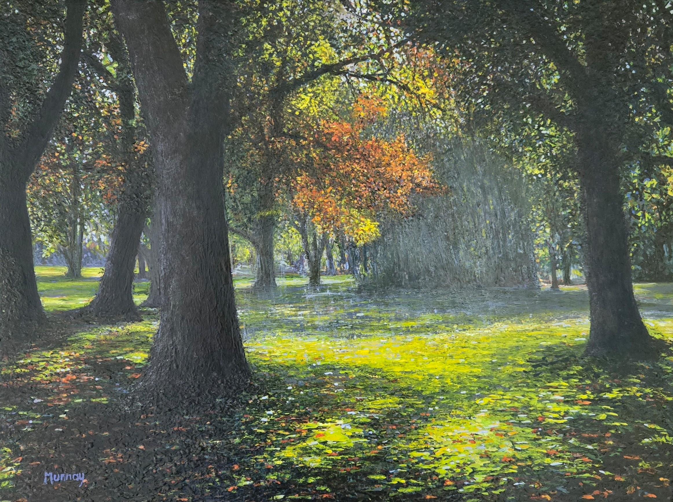 Picnic Spot - Impressionist Painting by Karla Murray