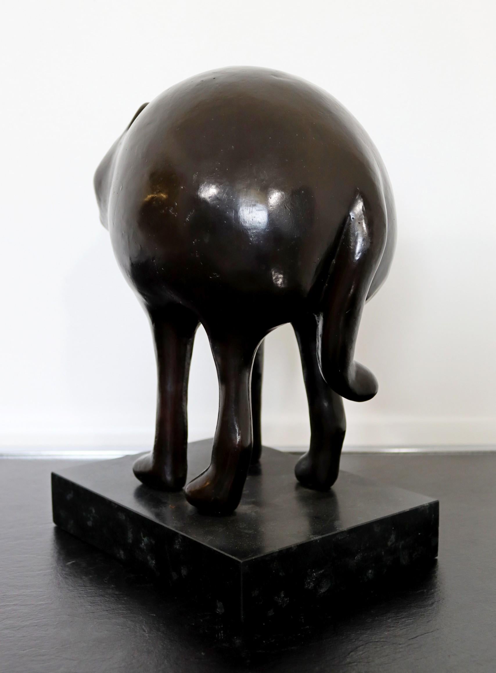 Karla Wyss Tye Untitled Kitten Bronze Table Sculpture 1