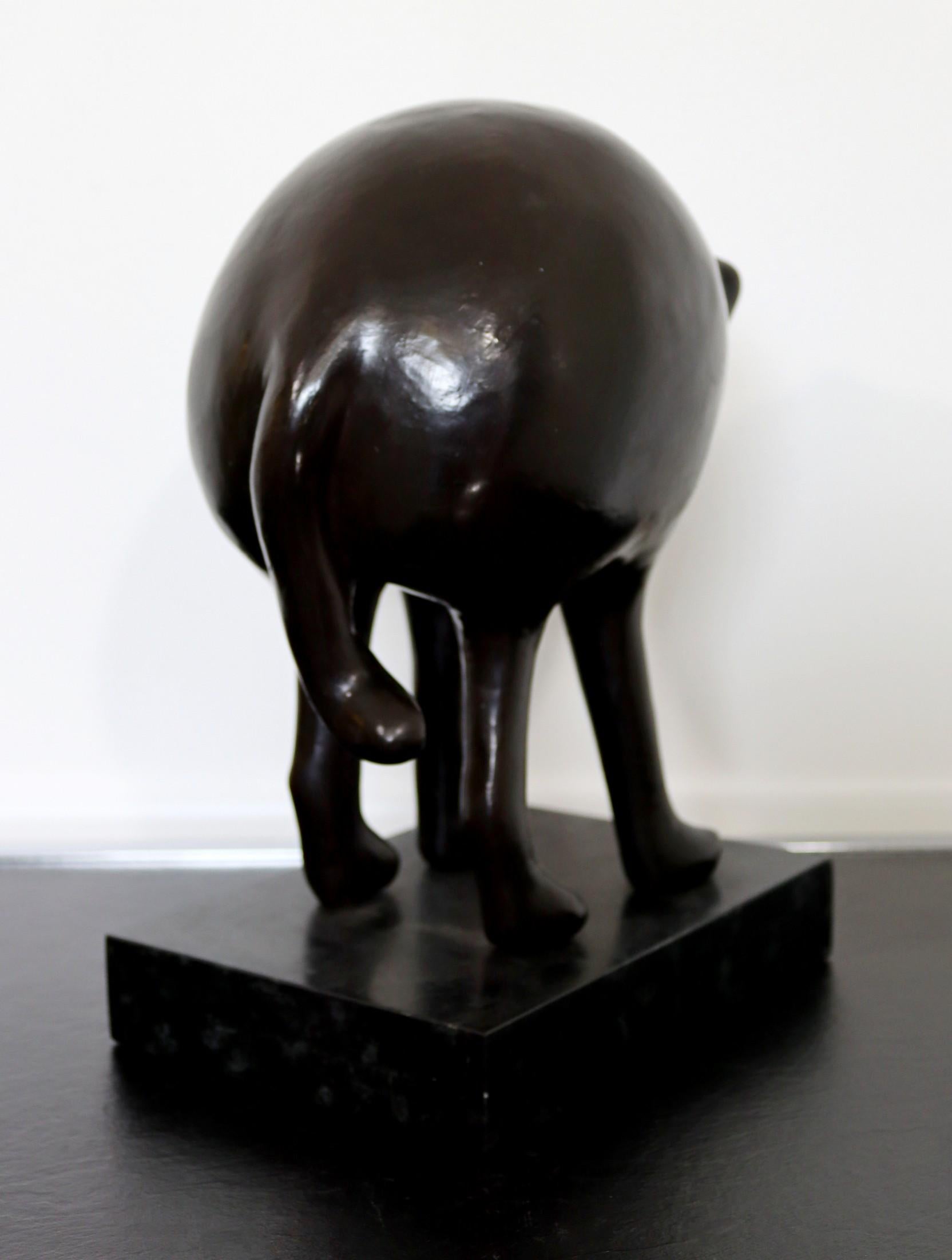 Karla Wyss Tye Untitled Kitten Bronze Table Sculpture 2