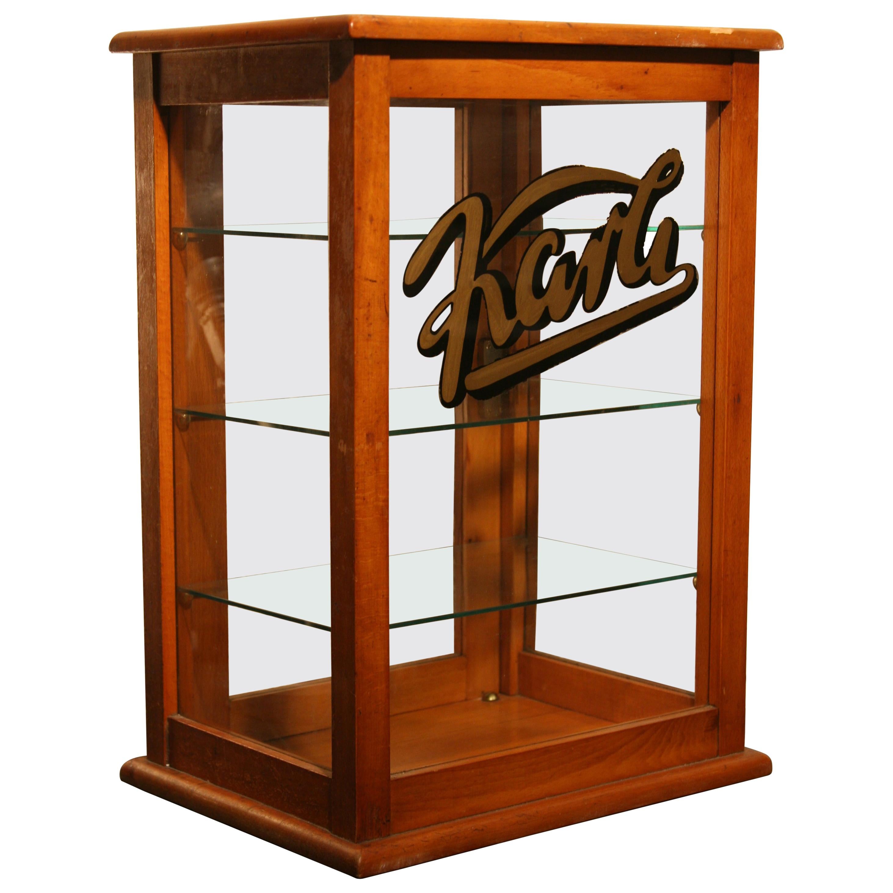 Karli Glass Shop Vitrine from the 1930s For Sale