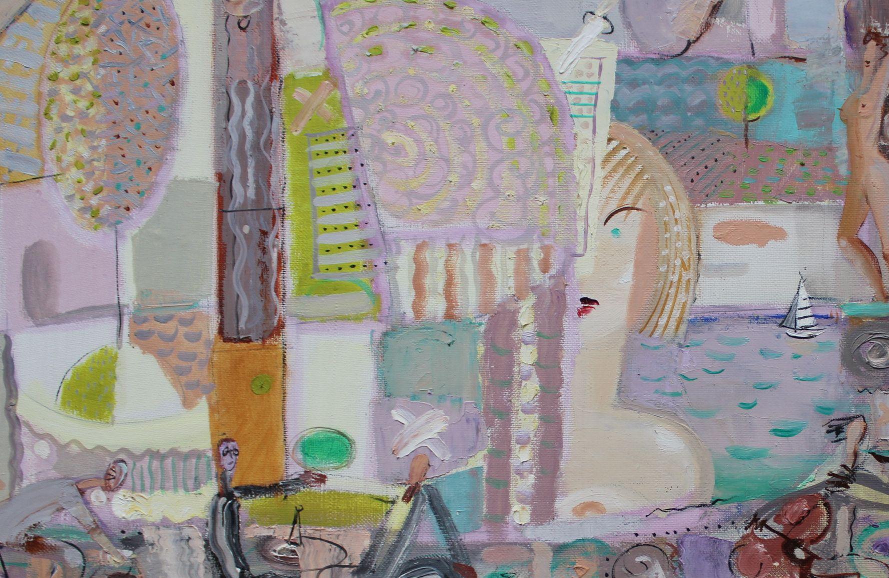 My world - Painting by Karlis Silinsh