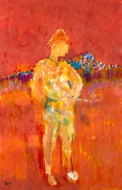 Harlequin in a Landscape