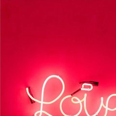 Candy Love - Original Graffiti Painting - Contemporary - Neon on Wood
