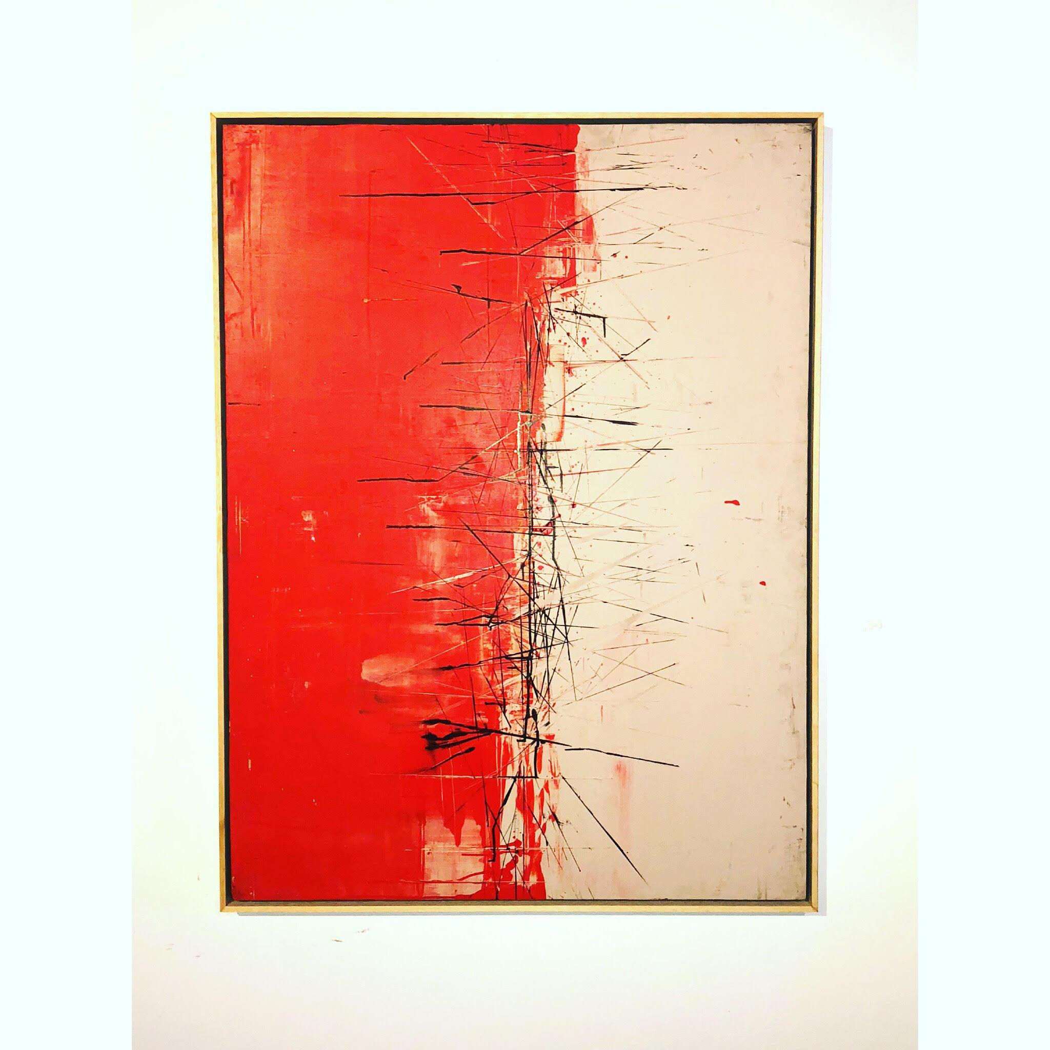 famous red abstract painting