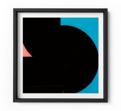 Baseline - Impresión enmarcada de edición limitada - Contemporáneo - Abstracto moderno