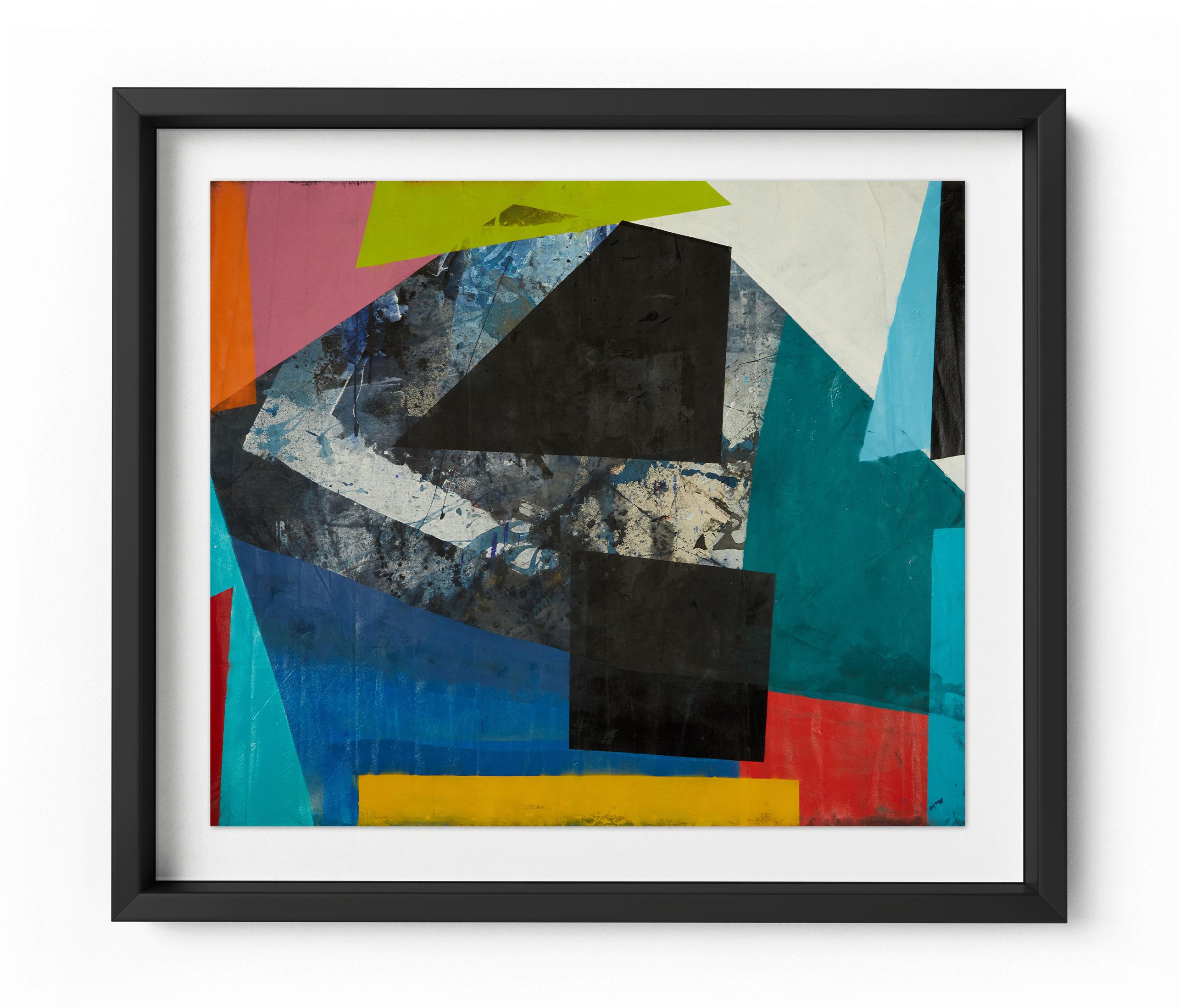 Karlos Marquez Abstract Print - Movement - Framed Limited Edition Print - Contemporary - Modern