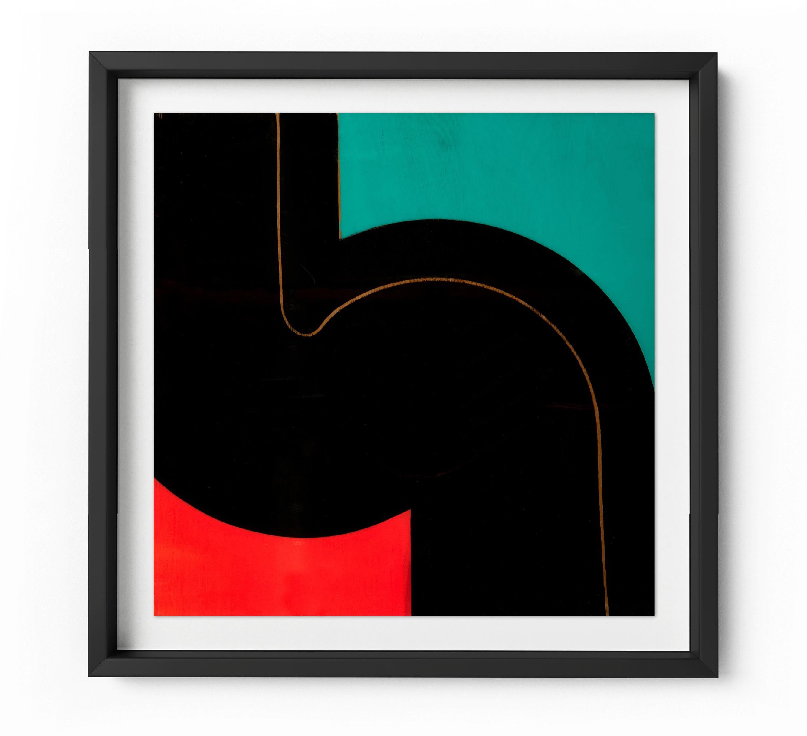 Karlos Marquez Abstract Print - Redline - Framed Limited Edition Print - Contemporary - Modern Abstract