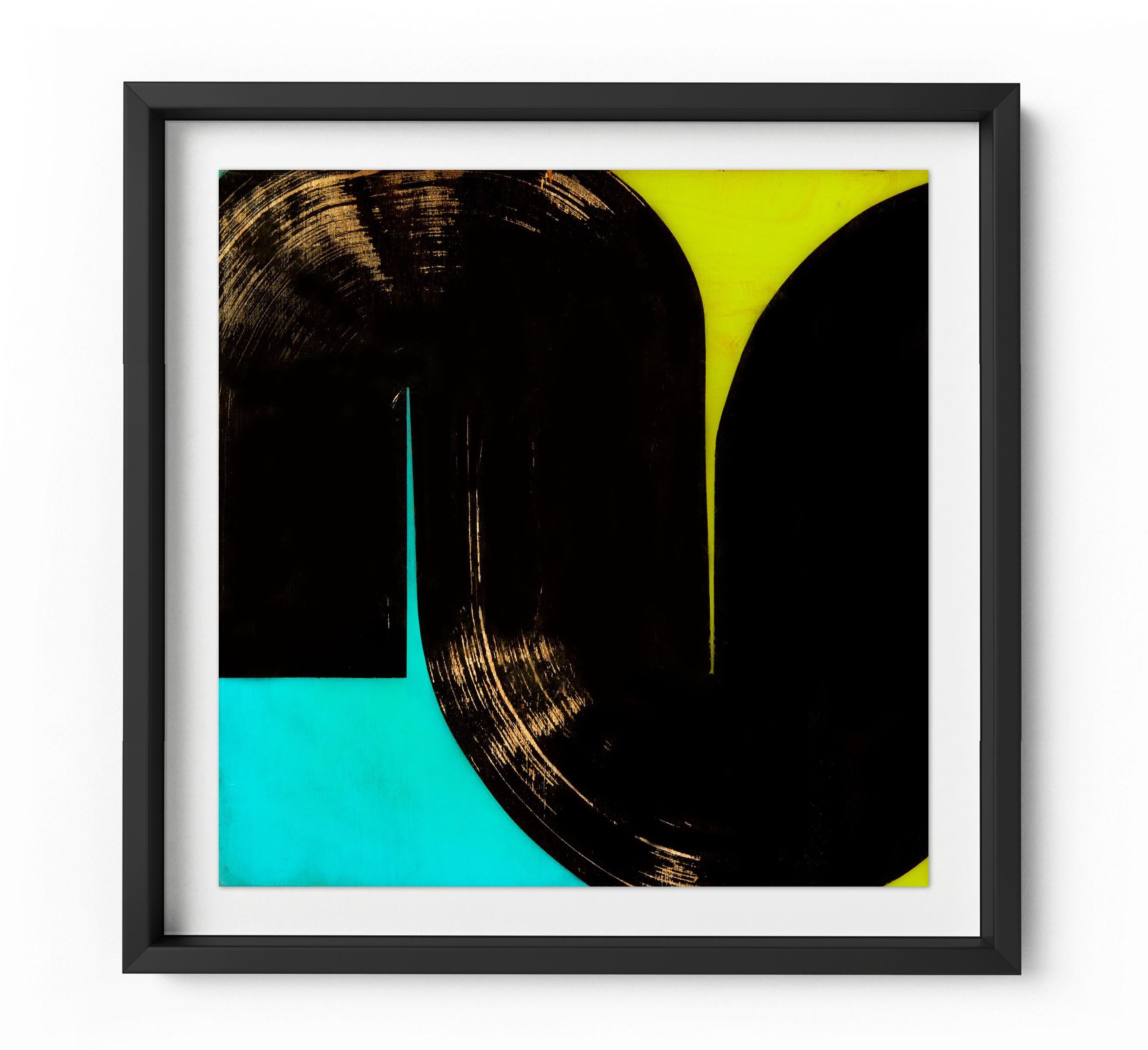 Karlos Marquez Abstract Print - U-turn - Framed Limited Edition Print - Contemporary - Modern Abstract