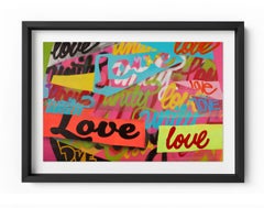 Unity & Love - Framed Limited Edition Print - Contemporary - Graffiti Inspired