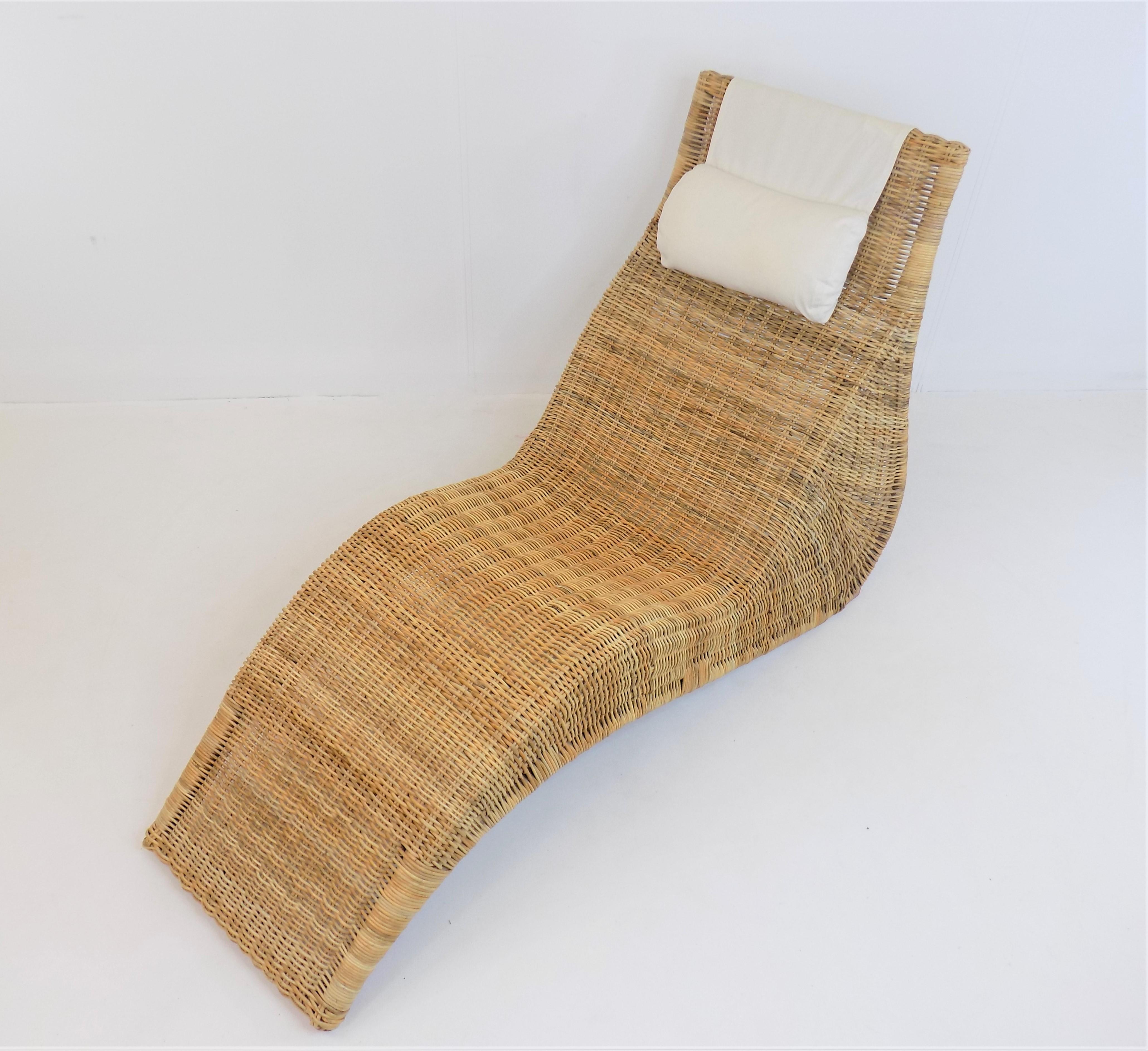Karlskrona rattan lounger by Karl Malmvall 2
