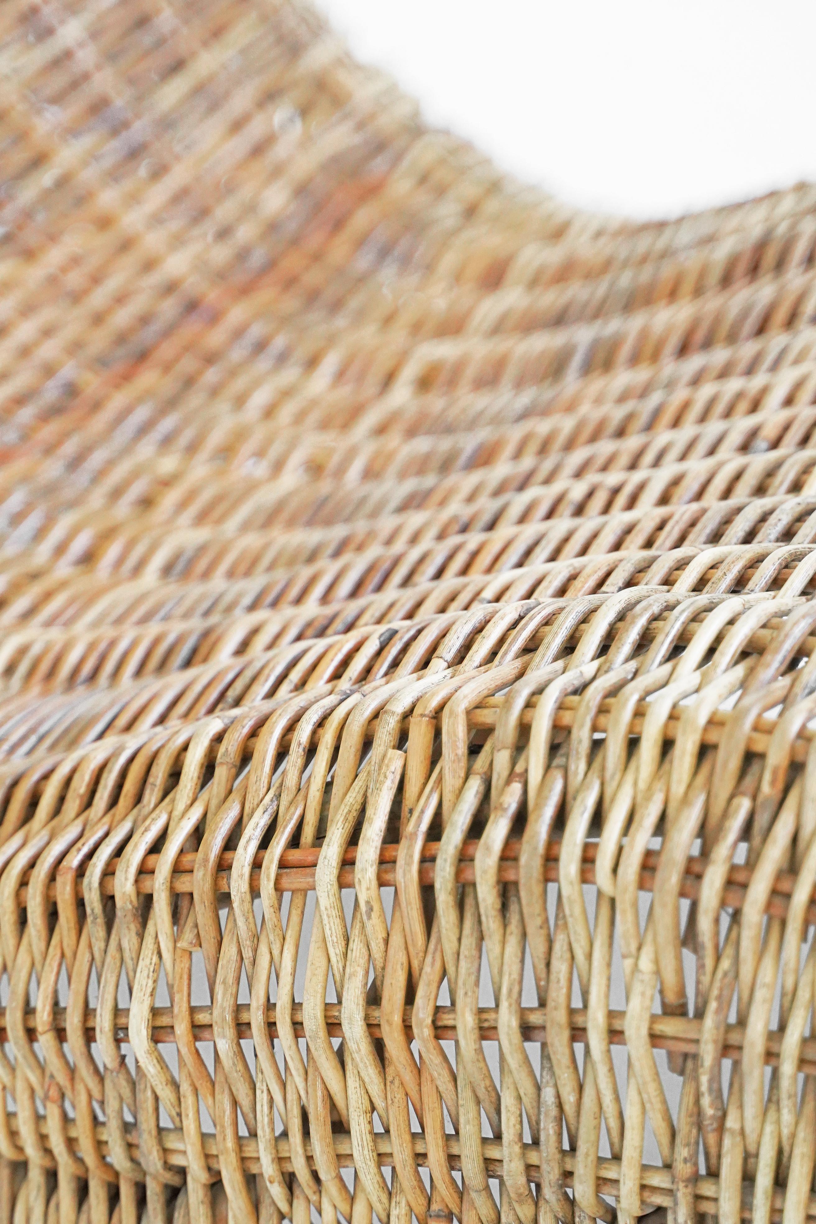 ikea wicker lounge chair