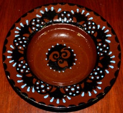 Karlsruhe Majolica Bowl Max Laeuger Style