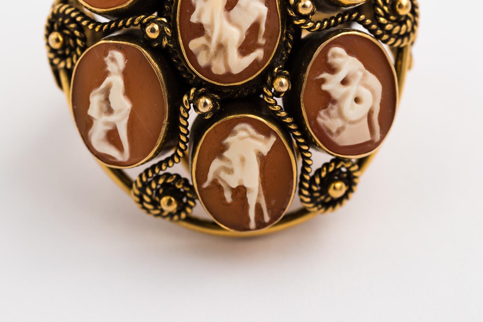 Karma Sutra Cameo Ring For Sale 6