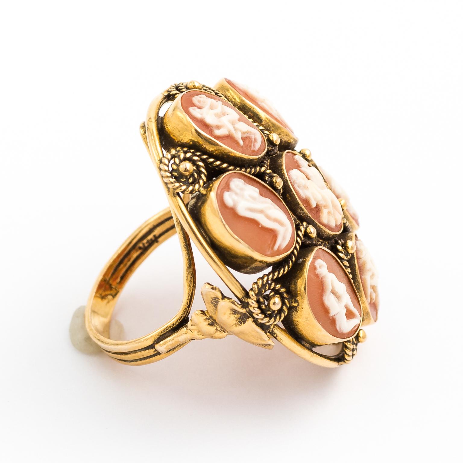 Women's Karma Sutra Cameo Ring For Sale