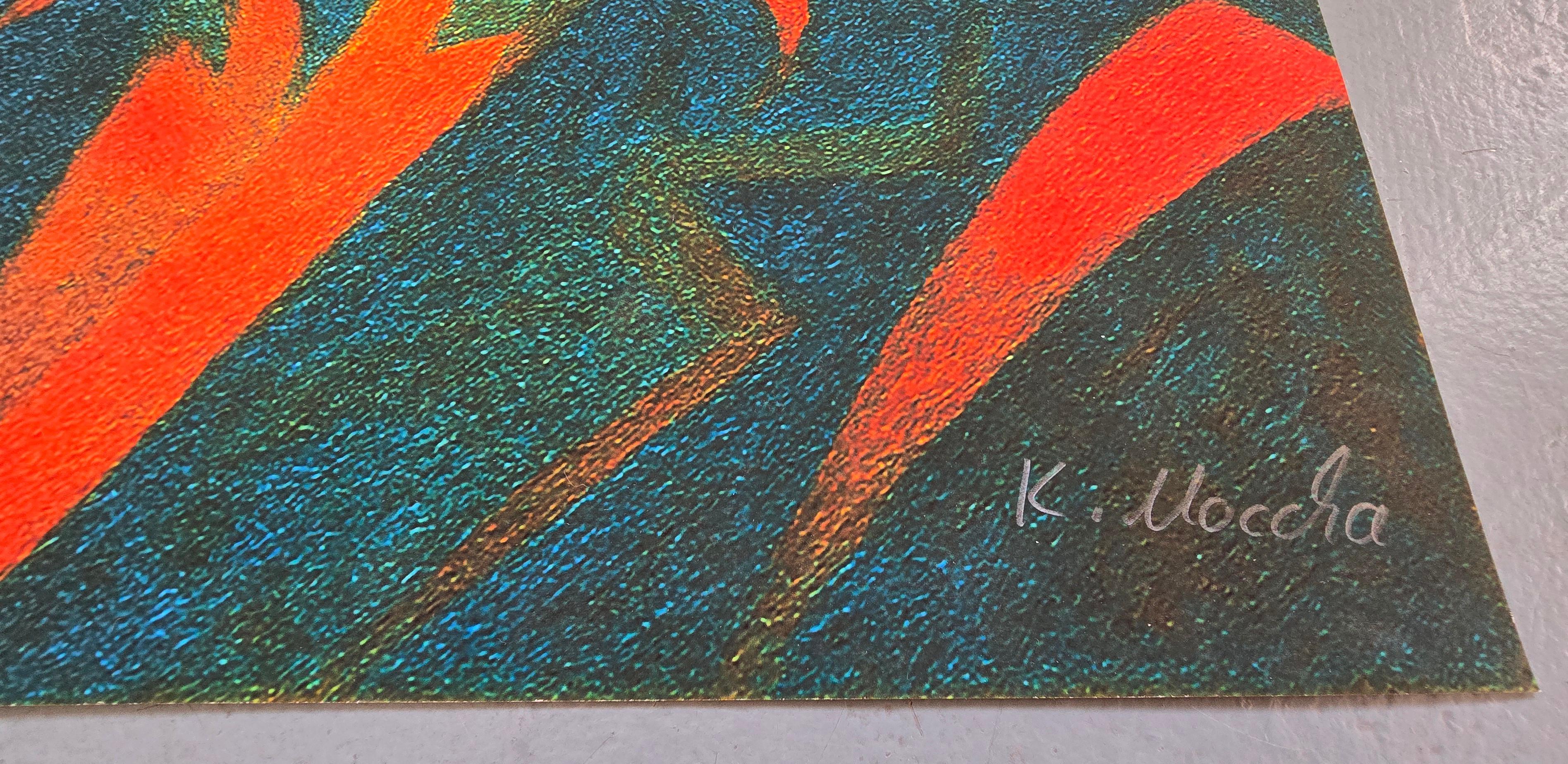 Homage to Iggy Pop (Colorful, Iconic, Punk, Cubism, Pop Art) For Sale 4