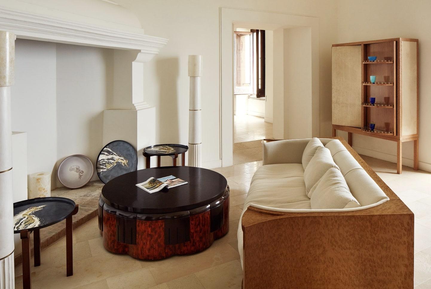 Egyptian Karnak Coffee Table by Tarek Shamma For Sale