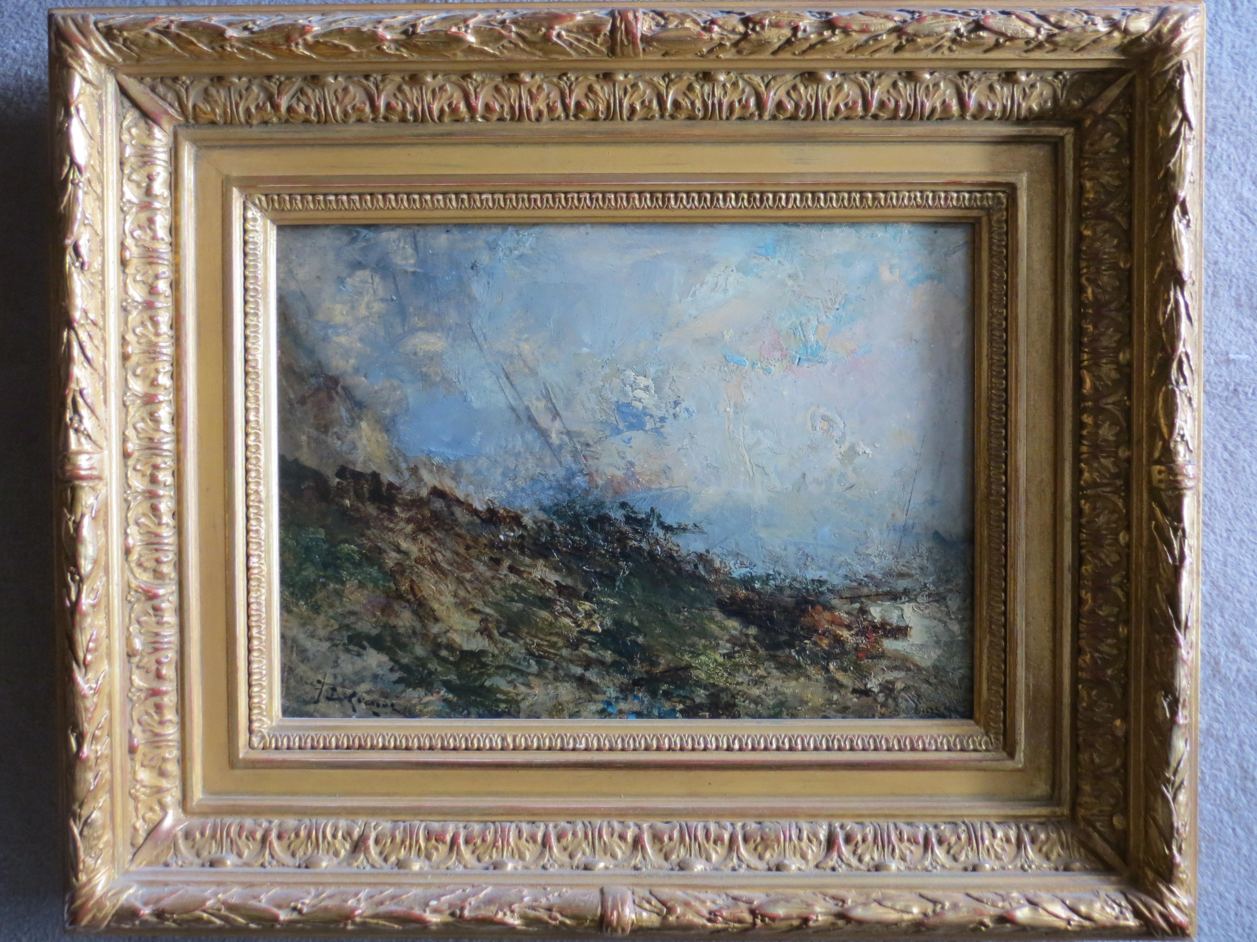Seescape Bretany, signiert Karnec