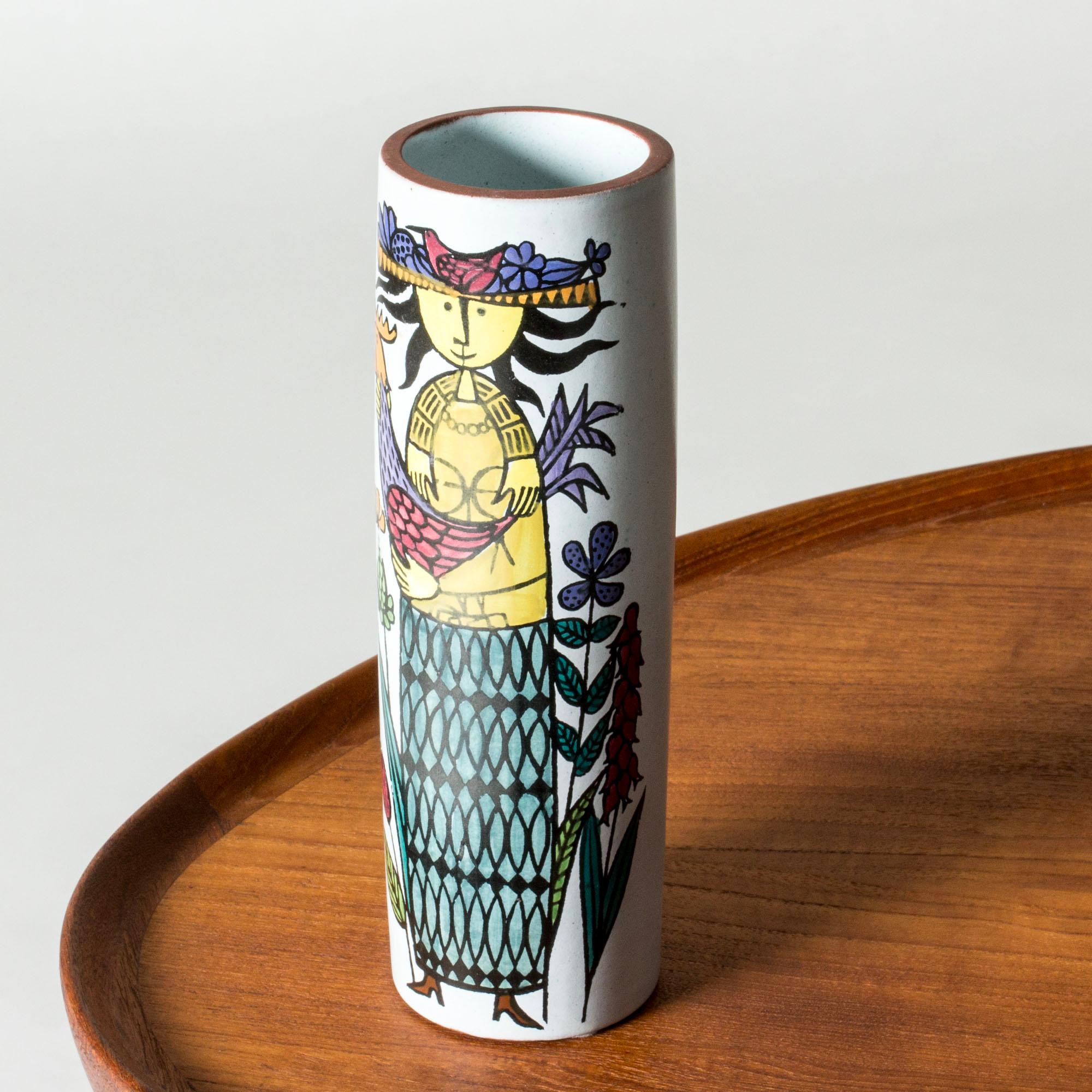 Vaso in maiolica 