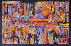 Abundance - Orange Bright Sunshine Colorful Abstract Guardians Figurative Joy