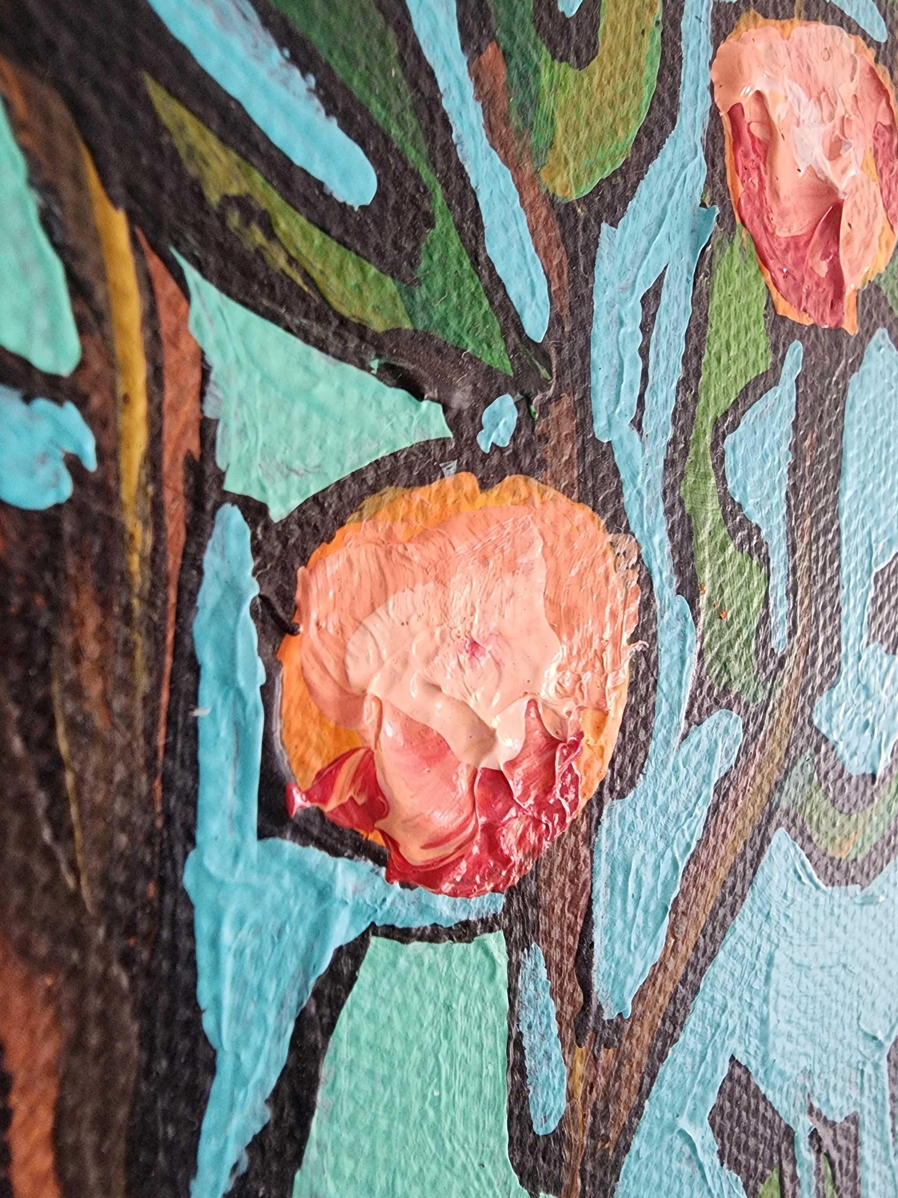 Abundancia Esplendor Desencajado Paisaje Figurativo Naturaleza Abstracto Arte Contemporáneo en venta 3
