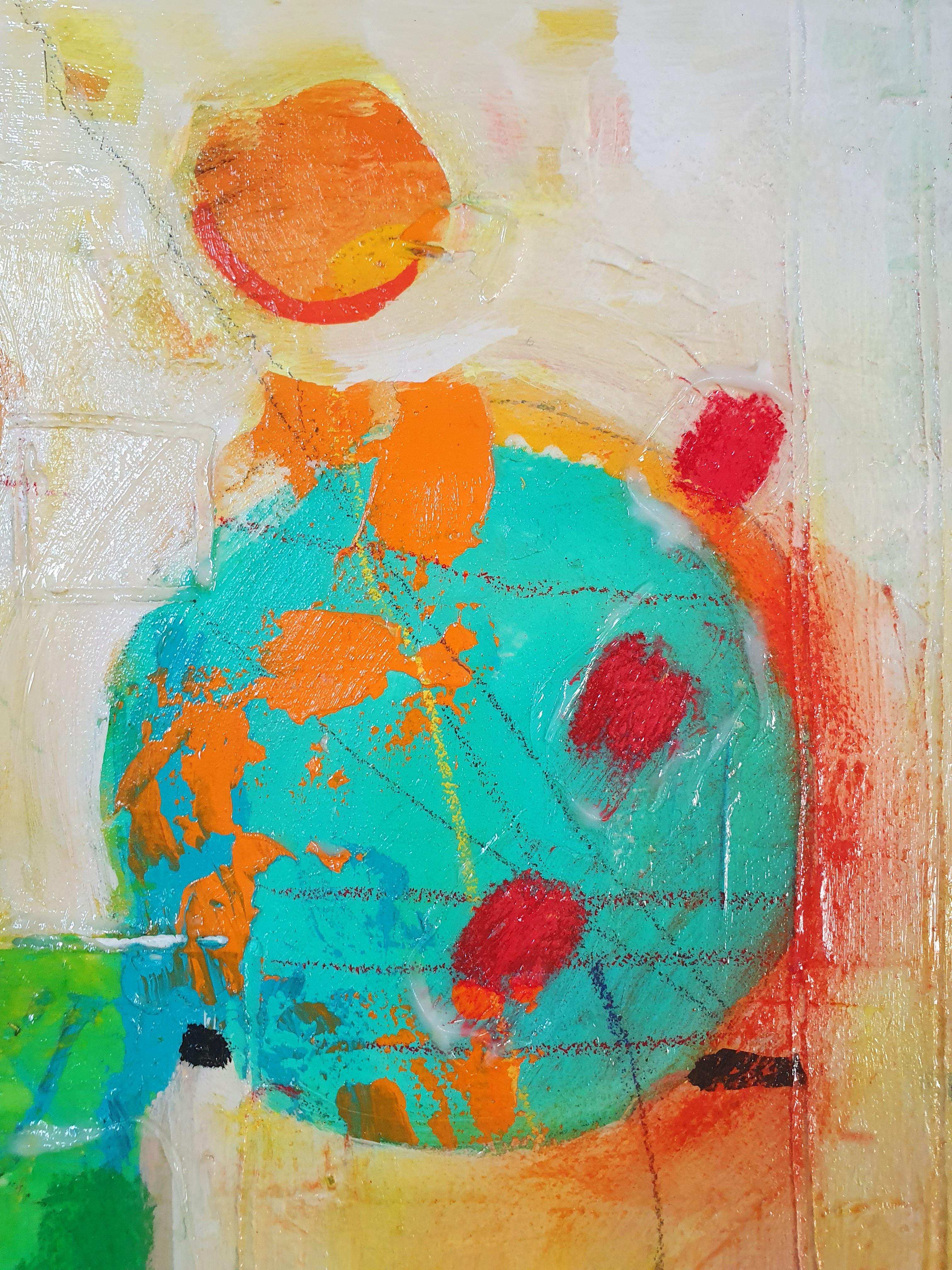 Amongst The Wildflowers - Dichiarazione astratta contemporanea e audace di grande effetto in vendita 7