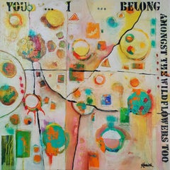 Amongst The Wildflowers - Dichiarazione astratta contemporanea e audace di grande effetto