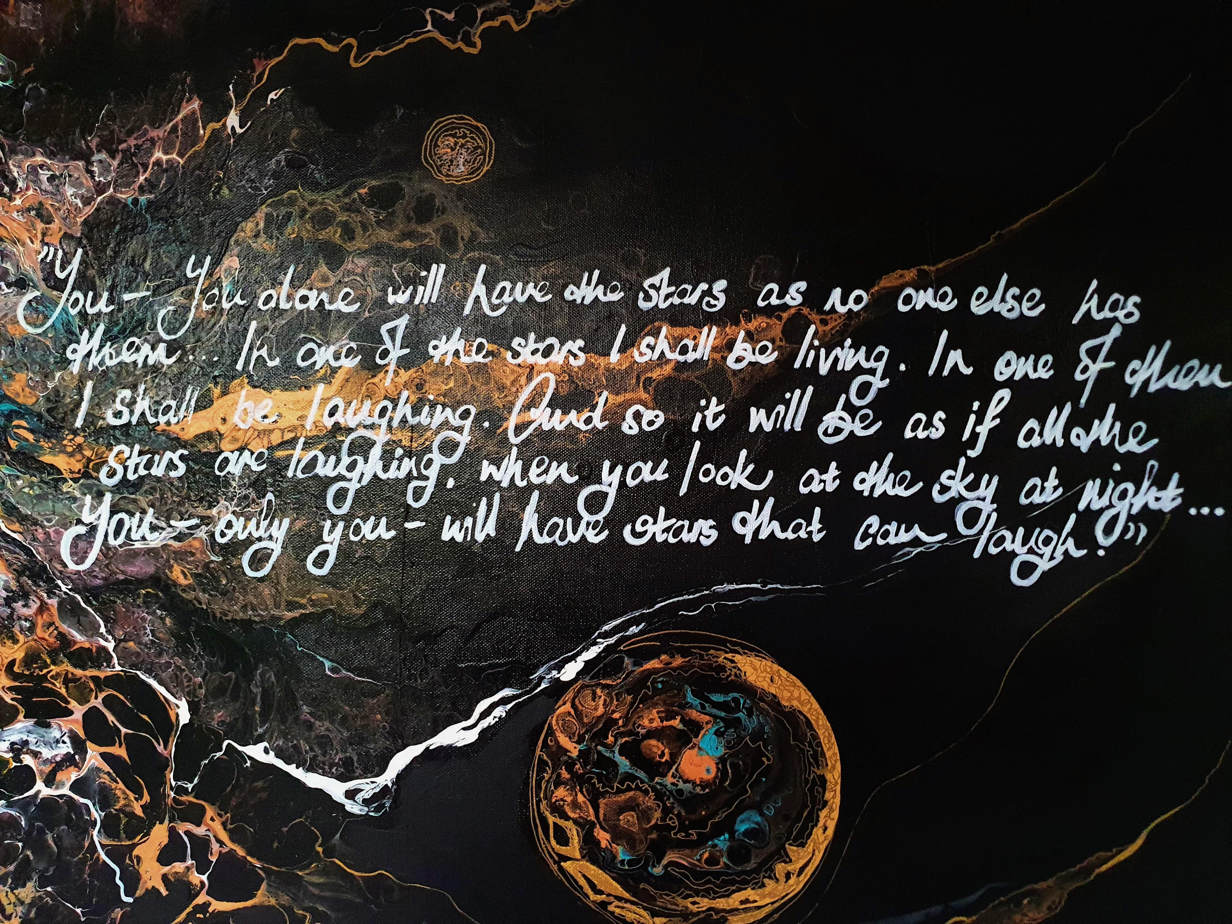 Equilibrio - Sei il mio UNI-VERSE Dichiarazione Oro Contrasto Poesia Esclusiva Express in vendita 4