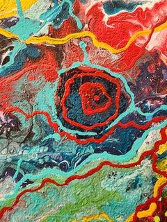 Beautiful Play - Painting Abstract Expression Flow Bold Statement Joy Pop