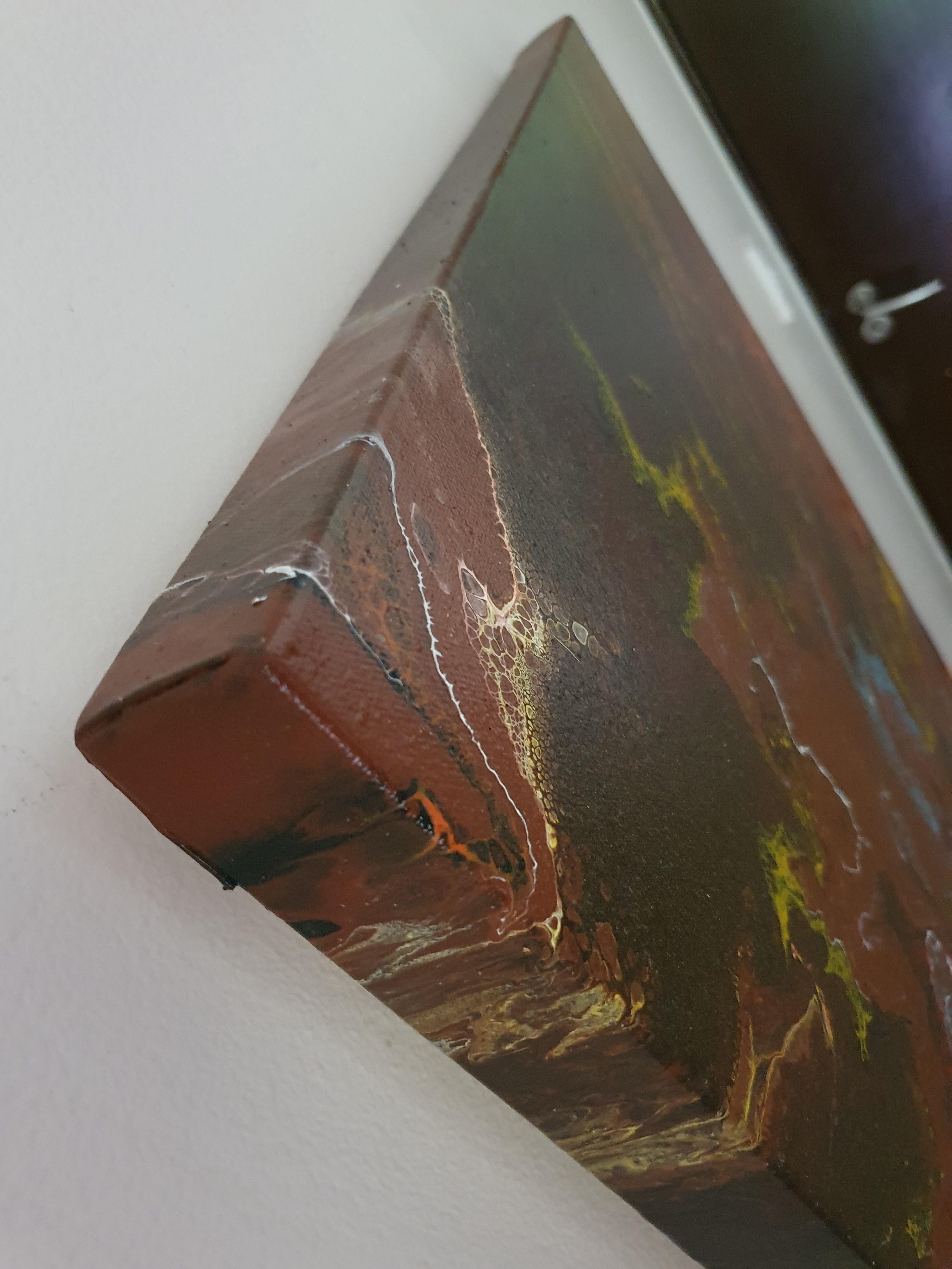 Title: Catalyst for Consciousness

Flow Contemporary Abstract Showpiece Bright Lively 

This series expresses our unity and our interconnectedness. We are dancing to a traverse tune - and travel and move across our limitations. We are dancing to a